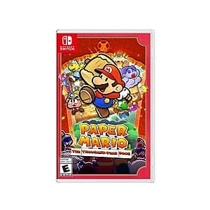 Nintendo Switch Physical Game: Paper Mario: The Thousand-Year Door $40 + Free S/H w/ Amazon Prime