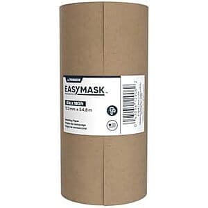 6" x 180' Trimaco Brown General Purpose Masking Paper $2.30