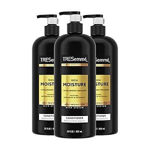 3-Pack 28-Oz TRESemmé Moisture Rich Conditioner $10.20 w/ Subscribe & Save