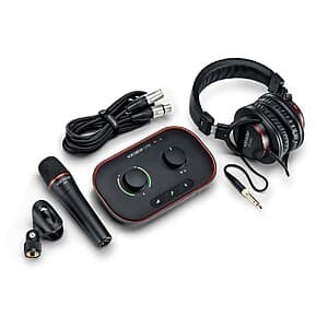 Focusrite Vocaster One Studio 1-Person Podcasting Kit $50 + Free Shipping