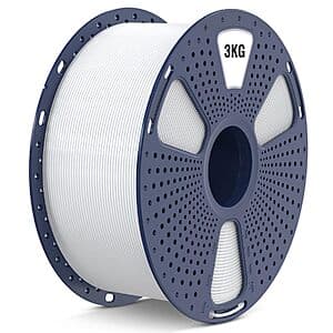 Sunlu 3KG 1.75mm High Speed PLA 3D Printer Filament Spool (White or Green) $22.10