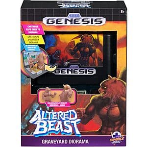 SEGA Genesis Cartridge Collectible Altered Beast Retro Graveyard Diorama Set $11.90