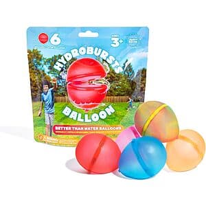 6-Pack Hydroburst Reusable Water Balloons $2.50