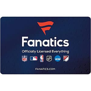 $100 Fanatics eGift Card (Email Delivery) $85