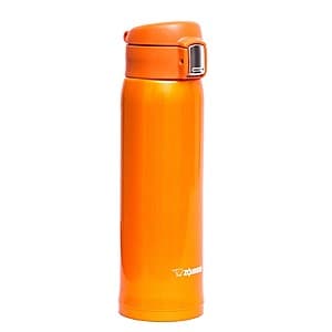 20-oz Zojirushi Stainless Steel Mug (Vivid Orange or Black) $22.40