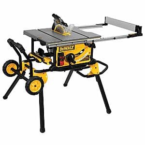 DeWALT 10" Jobsite Table Saw with 32.5" Rip + Rolling Stand $439.20 + Free Shipping