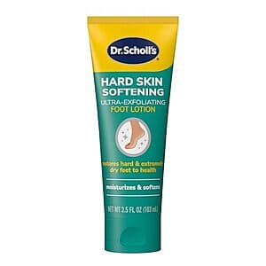 Select Accounts: 3.5-Oz Dr. Scholl's Ultra Exfoliating Foot Lotion $1.90 w/ S&S