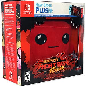 Super Meat Boy Forever Plush + Digital Game Code (Nintendo Switch) $19 + Free S&H