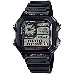 39.5mm Casio Men's Digital LC Analog Multi-Function Watch (Black) $20