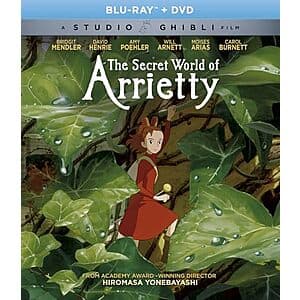 The Secret World of Arrietty (Blu-ray + DVD) $9