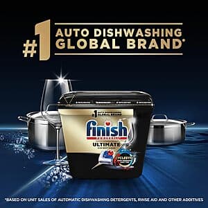 76-Count Finish Ultimate Dishwasher Detergent Pods $14.50 w/ Subscribe & Save