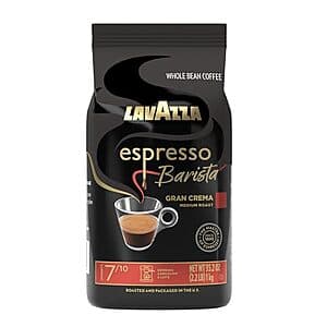 2.2-Lb Lavazza Espresso Barista Gran Crema Whole Bean Coffee Blend $13.50 w/ S&S