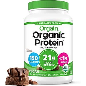 Select Accounts: 2.03-lb Orgain Organic Vegan Protein Powder (Creamy Chocolate) $13.95 w/ Subscribe & Save