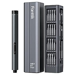 Fanttik E1 Max 3.7V Mini Electric Screwdriver Set w/ 50 Mag Bits $35 + Free S&H