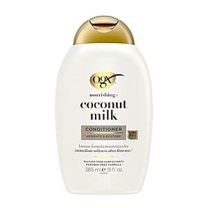 Select Accounts: 13-Oz OGX Nourishing + Coconut Milk Conditioner $2.70 w/ S&S