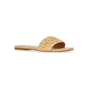 Time and Tru Women's Raffia Slide Sandals from $5.60