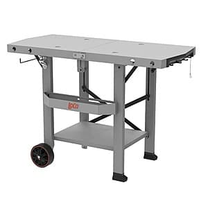 LOCO Prep Table Foldable Steel Grill Cart (Grey) $99 + Free Shipping