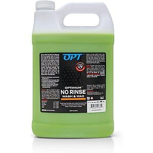 1-Gallon Optimum Polymer Technologies (OPT) No Rinse Wash and Wax Car Cleaner $34