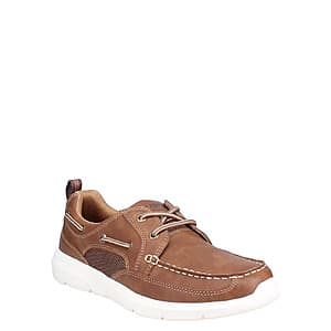 Chaps Men's Footwear: Derek Moc Toe Boots $13.50, Marino Nautical Casual Shoes $11.70