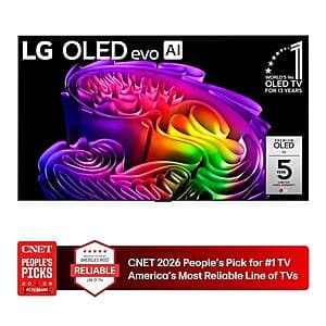 LG Partner: 65" LG OLED evo AI G6 4K TV + S60TR Soundbar $1620 + Free S&H
