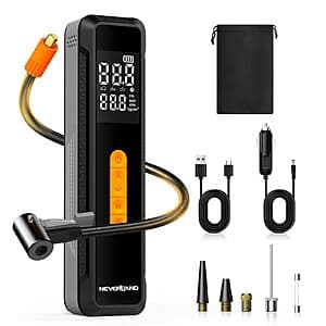 Prime Members: Neverland 150PSI Tire Inflator & Portable Air Compressor $15 + Free S&H