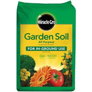 Miracle-Gro All Purpose Garden Soil For In-Ground Use (0.75 cu. ft) $2 + Free Store Pickup