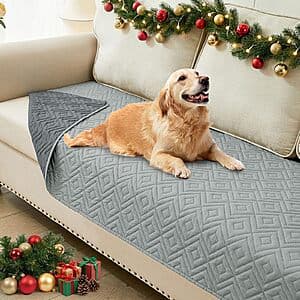 hyha 30" x 70" Waterproof Reversible Dog Blanket / Couch and Sofa Cover $6.65