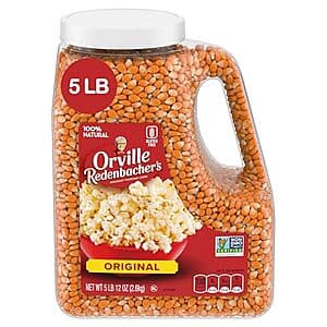 5-Lb Orville Redenbacher’s Gourmet Popping Corn (Original) $8.50 w/ S&S