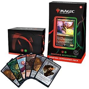 Magic: The Gathering Starter Commander Deck (Draconic Destruction, Red-Green) $27.25