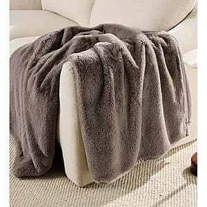 50" x 72" Better Homes & Gardens Faux Fur Ultra Soft Oversized Throw Blanket $9.95