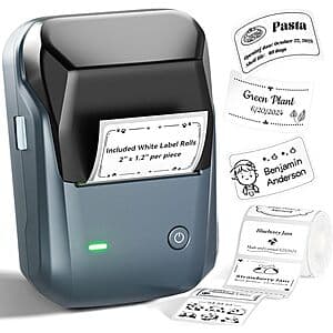 Prime: NIIMBOT B1 Thermal Label Printer w/ 230-Ct 2" x 1.18" Labels $15 + Free S&H