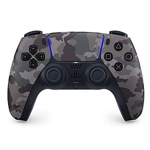 Sony PlayStation 5 DualSense Wireless Controller (Gray Camo) $55 & More + Free S&H