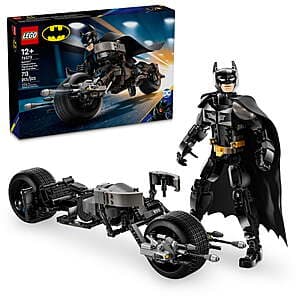713-Piece LEGO DC Batman: Batman Construction Figure & Bat-Pod Bike Building Set $26.75 + Free Store Pickup