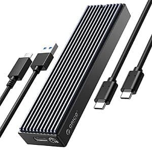 Prime Members: ORICO M.2 NVMe SSD Enclosure (USB 3.1 Gen 2 (10 Gbps)) $10.65 + Free Shipping