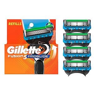 Prime Members: 4-Count Gillette ProGlide Razor Refills for Men $6.70 w/ Subscribe & Save & More + Free S/H