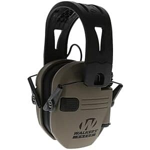 Walker's Tacti-Grip Series Earmuffs (Flat Dark Earth w/ Black Headband) $21