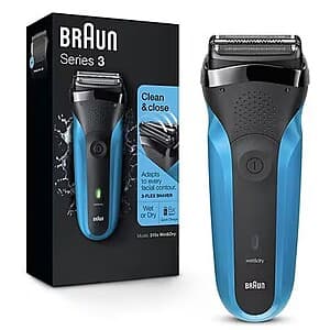 Braun Series 3 310s Wet & Dry Rechargeable Electric Shaver + $10 Walgreens Cash $28.80 + Free Pickup