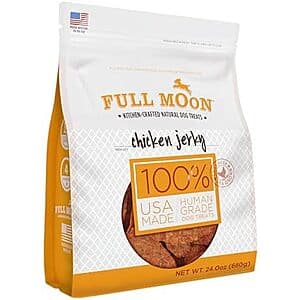 Full Moon Dog Treats: 26-Oz Chicken Jerky Tenders $10.10, 24-Oz Chicken Jerky $14.55 & More