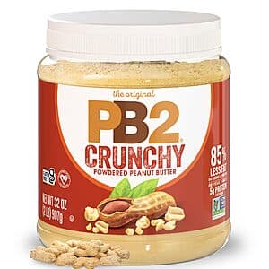 32-Oz PB2 Crunchy Powdered Peanut Butter $10.40 w/ Subscribe & Save
