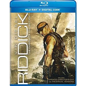 Riddick: The Complete Collection Blu-ray disc case with cover artwork.