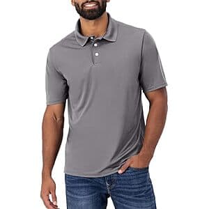Prime Members: Hanes Men's Cook Dri Polo Shirt (Various Colors) from $6.65 + Free S&H