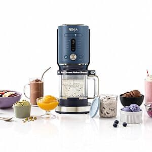 Ninja CREAMi XL 11-in-1 Ice Cream Maker w/ Two 24-Oz Tubs (Navy, NC601) $187 + Free S&H