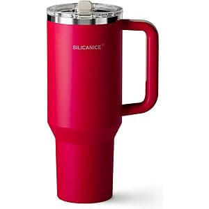 40-Oz Silicanice Easy Clean Pro Insulated Stainless Steel Tumbler (various colors) $12