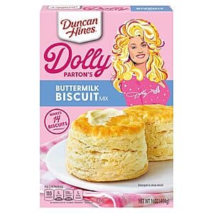 16-Oz Duncan Hines Dolly Parton's Buttermilk Biscuit Mix $2.20 w/ S&S
