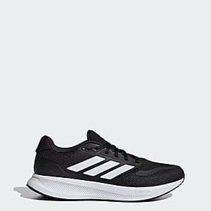 adidas Men's or Women's Runfalcon 5 Wide Running Shoes (Core Black/Cloud White) $28.05 + Free S&H