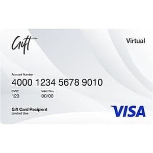 $100 Visa or Mastercard eGift Card + 4x Fuel Points: $100 (no fees)
