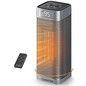 Gaiatop 1500W PTC Ceramic Indoor Electric Oscillating Heater w/ Remote $34.25 + Free Shipping
