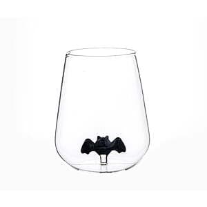 16.5-Oz Way to Celebrate Halloween Stemless Wine Glass (Bat or Ghost) $1.25 + Free Store Pickup