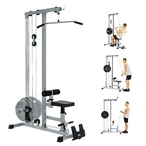 Prime Members: Yes4All LAT Pull Down Machine & Cable Row Tower w/ Additional Pulley $141.45 + Free Shipping