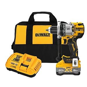 DEWALT 20V MAX XR Brushless Hammer Drill Kit w/ 8.0 Ah Battery & Charger $199 + ~$12 Shipping